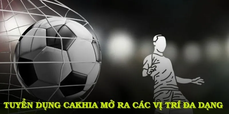Tuyển dụng Cakhia - Cơ hội nghề nghiệp đỉnh cao trong 2026 2 Tuyển dụng cakhia mở ra các vị trí đa dạng để bạn phát huy tốt nhất năng lực