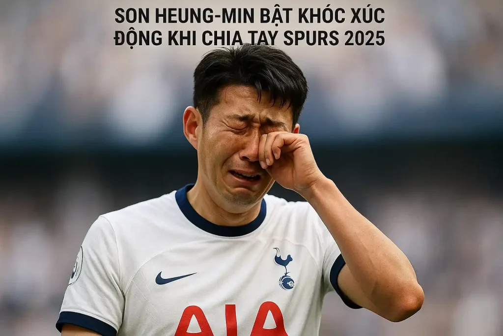 Son Heung Min bật khóc xúc động khi chia tay Spurs 2025 1 Son Heung Min bật khóc xúc động khi chia tay Spurs 2025