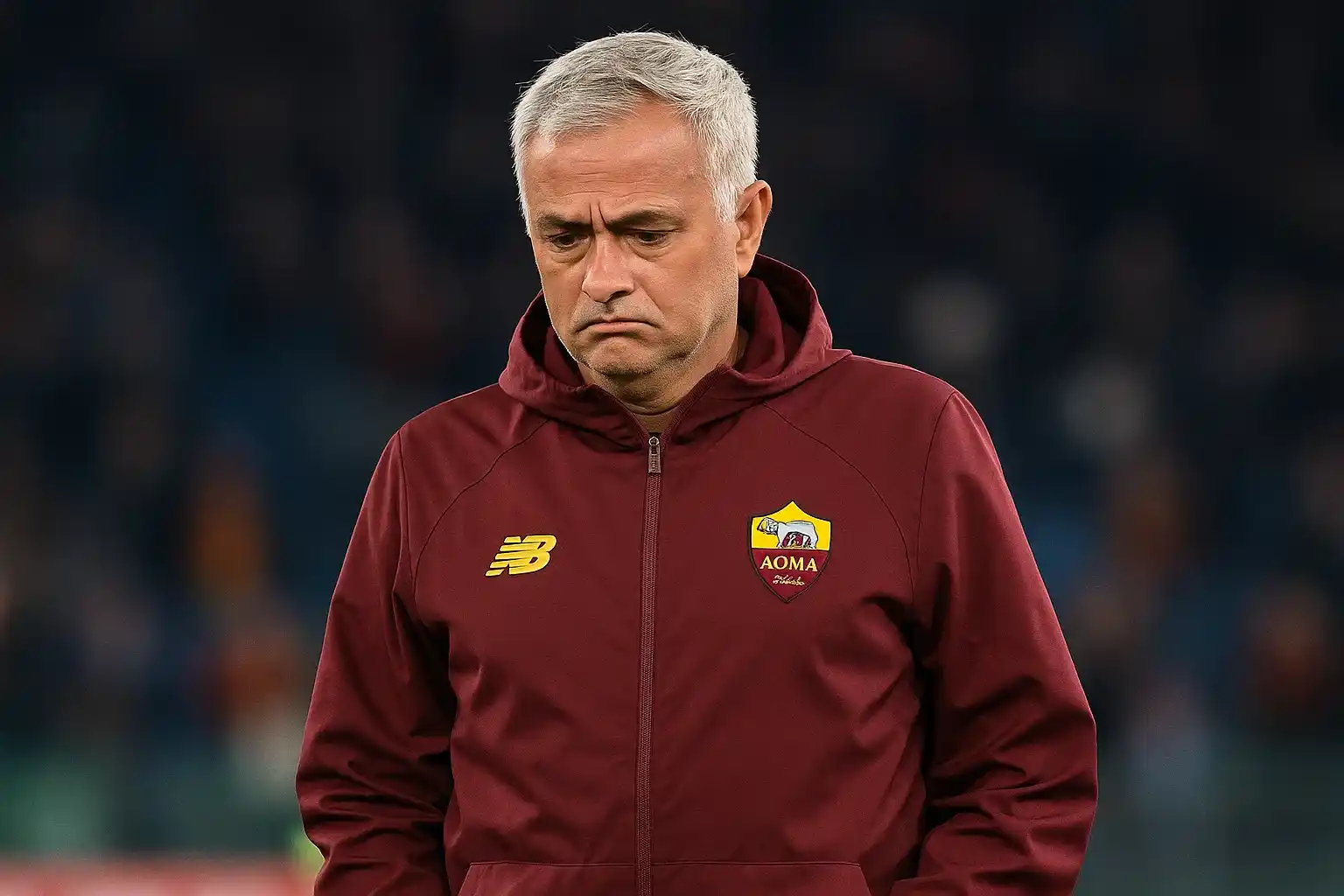 Jose Mourinho: Từ “Người đặc biệt” thành biểu tượng hết thời 4 Jose Mourinho thất vọng trong màu áo AS Roma